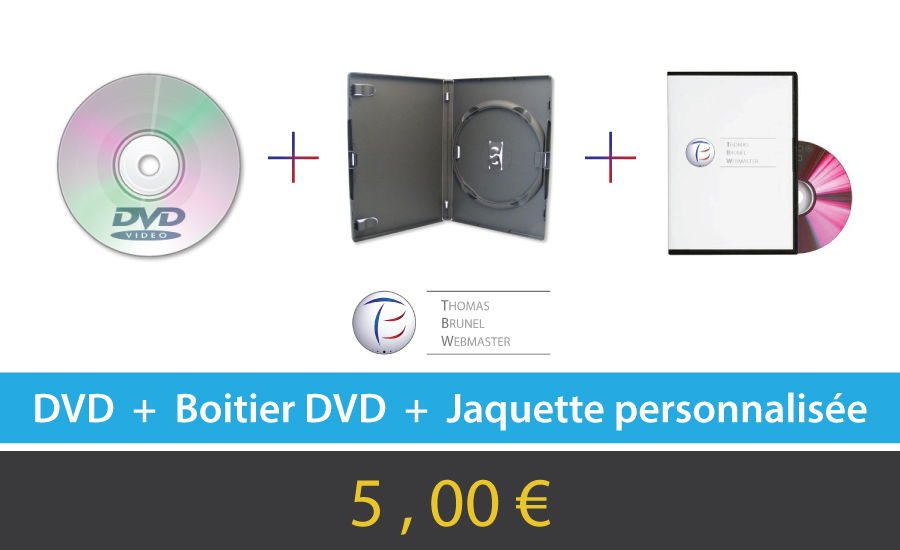 DVD + Boitier de DVD + Jaquette